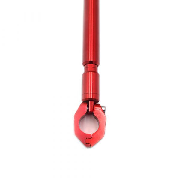 Πολυχρηστική Μπάρα Αλουμινίου Τιμονιού Μοτοσυκλέτας 32 - 37.5cm - Κόκκινη