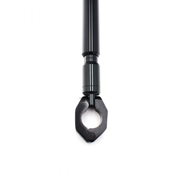 Πολυχρηστική Μπάρα Αλουμινίου Τιμονιού Μοτοσυκλέτας 32 - 37.5cm - Μαύρο